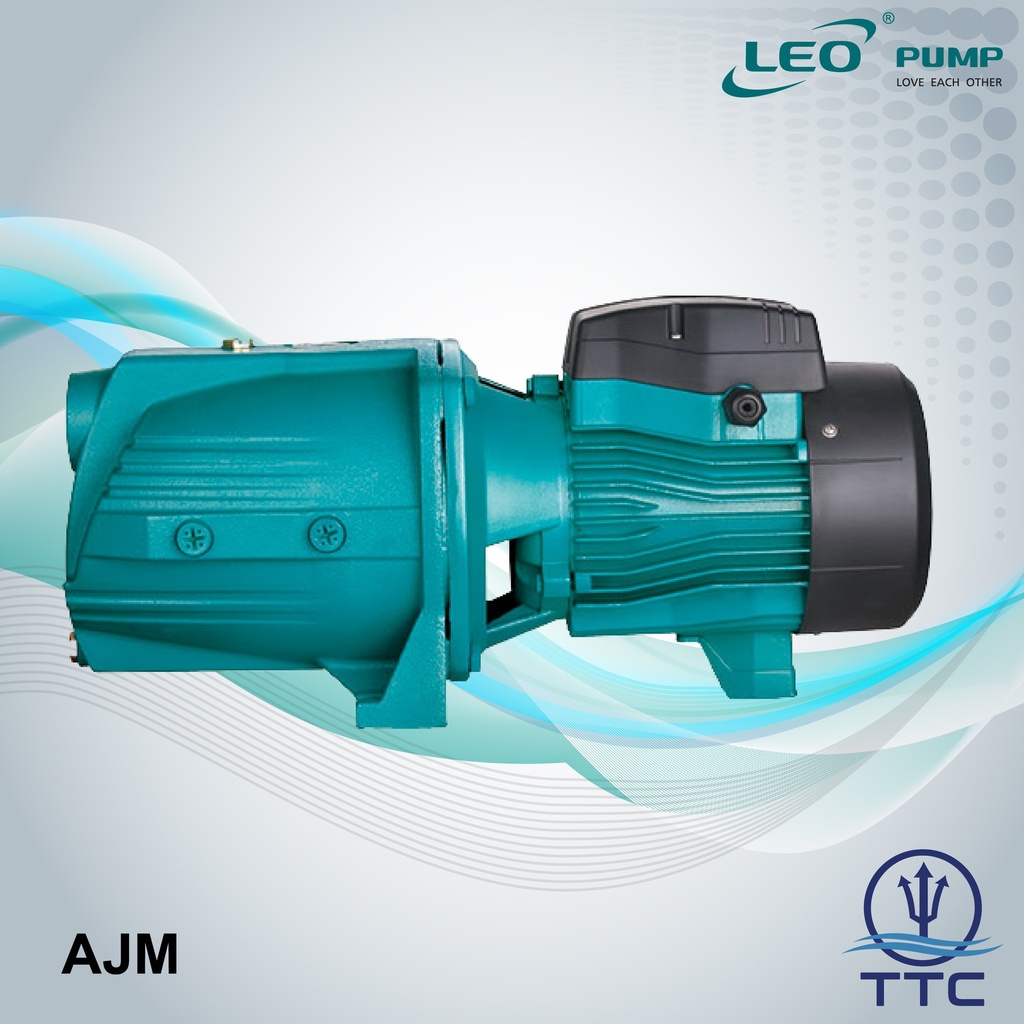 Jet Pump: Model AJm-75H x 0.75kW/1HP x 1 Phase x Clean Water