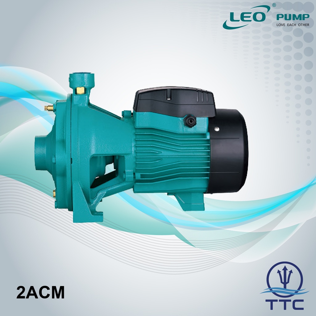 Twin Impeller Centrifugal Pump: Model 2AC-400H x 4kW/5.5HP x 3 Phase x Clean Water