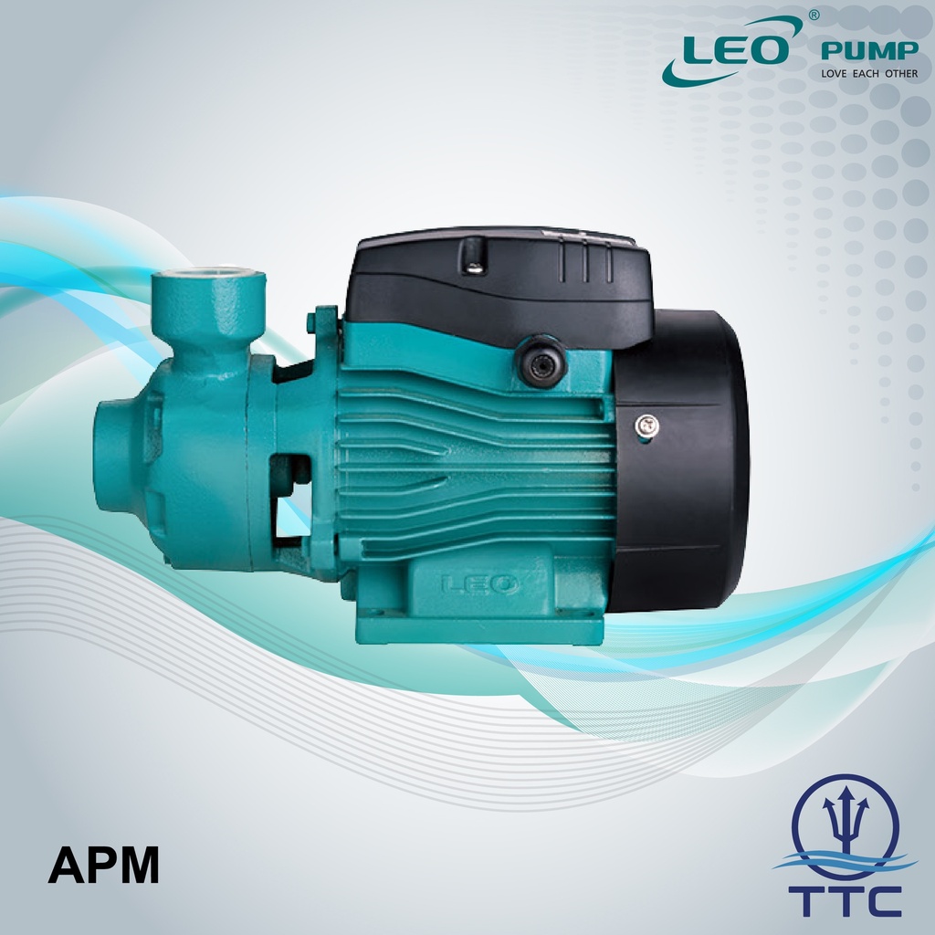 Peripheral Impeller Pump: Model APm-75 x 0.75kW/1HP x 1 Phase x Clean Water