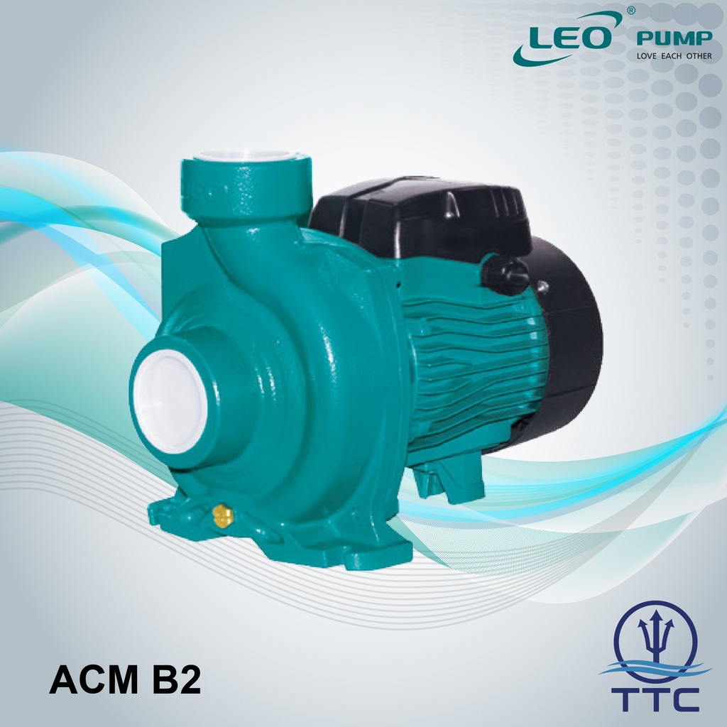 High Flow Centrifugal Pump: Model ACm-150B 2 x 1.5kW/2HP x 1 Phase x Clean Water