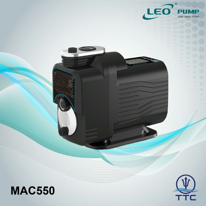 MAC550 Variable Speed Inteligent Pump: Model MAC-550 x 0.55kW/0.75HP x 1 Phase x Clean Water